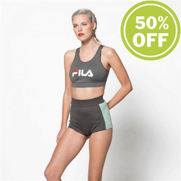 Camisas Fila Mujer Gris - Other Crop Top Training Crop Top - España 658437MGU